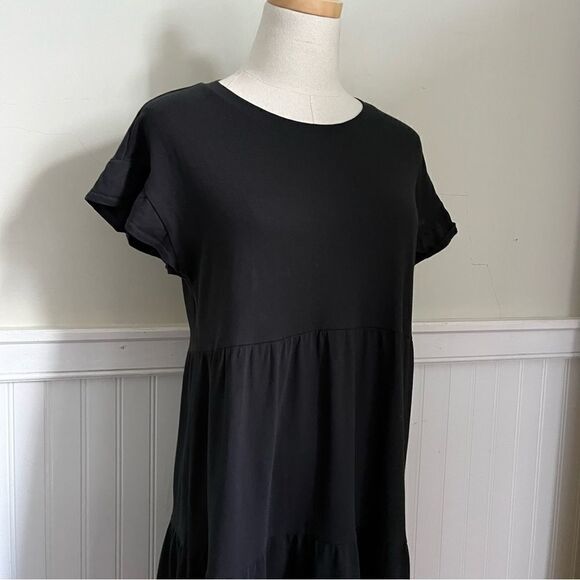 J.Crew Tiered dress in broken-in jersey Small - Picture 6 of 10